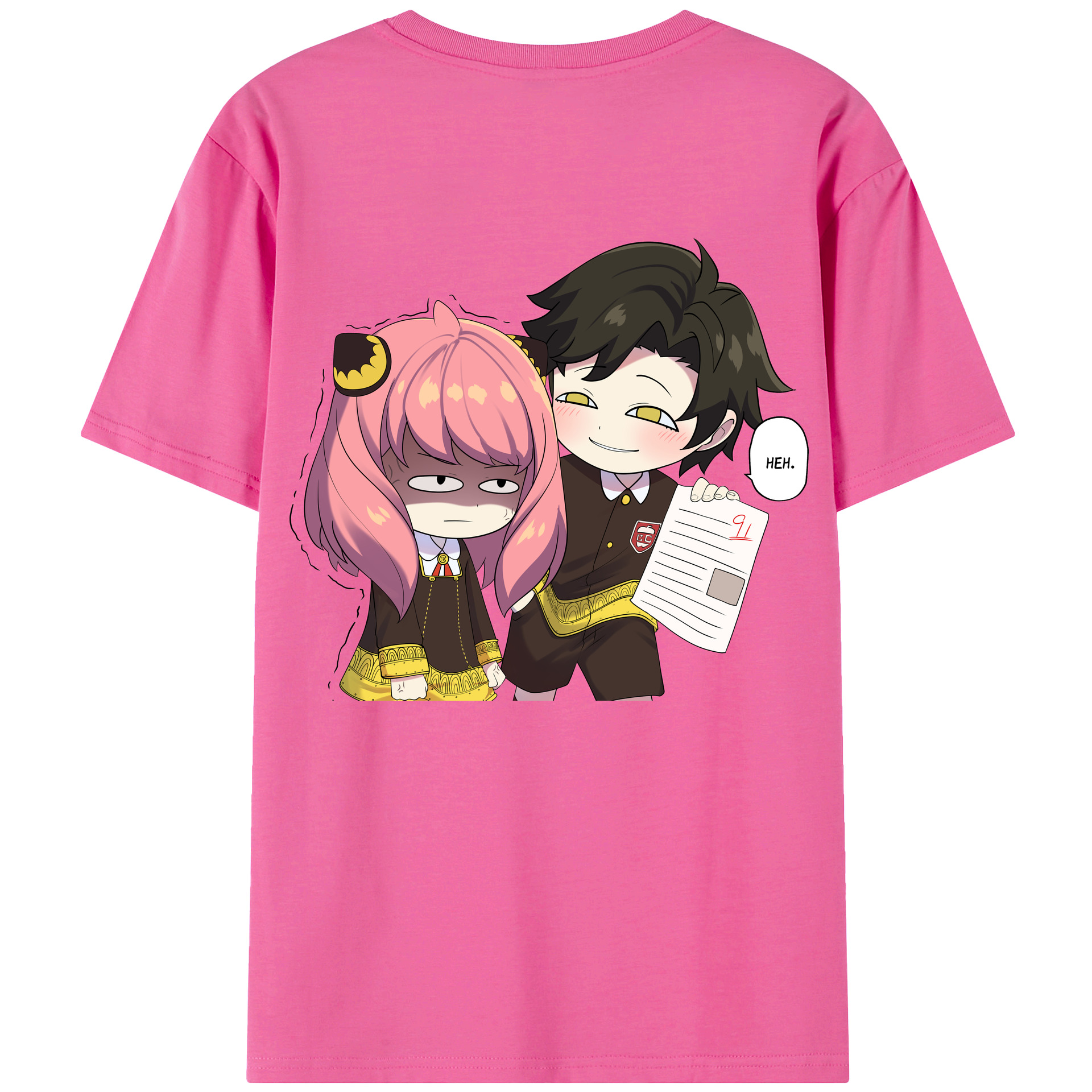 （画像用） SPY×FAMILY间谍家家酒 レディース半袖Tシャツ(バックプリント)